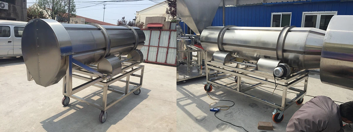 potato chips fried chicken processing mixing seasoning machine